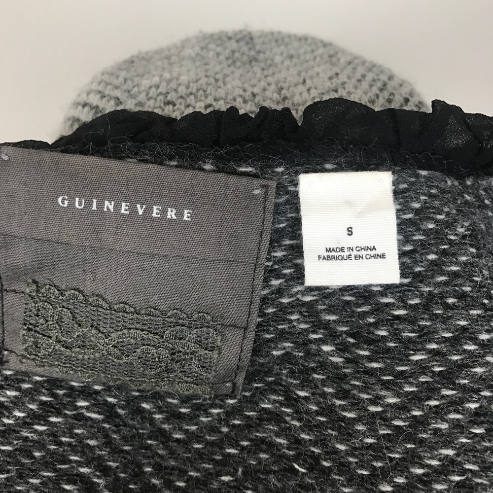 ANTHROPOLOGIE GUINEVERE herringbone sweater Sz S - Picture 6 of 7